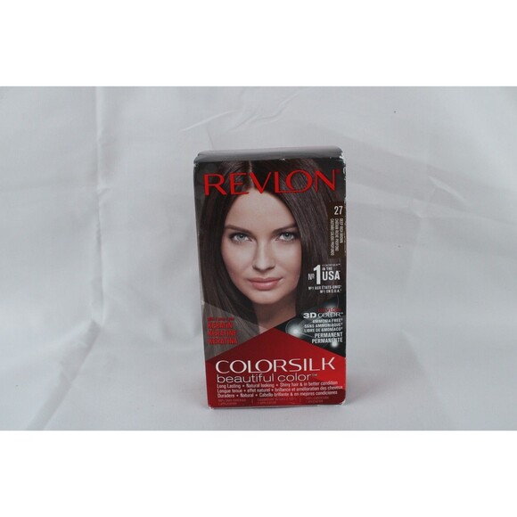 Revlon Colorsilk Permanent Hair Color Deep Rich Brown 27 - Picture 1 of 5
